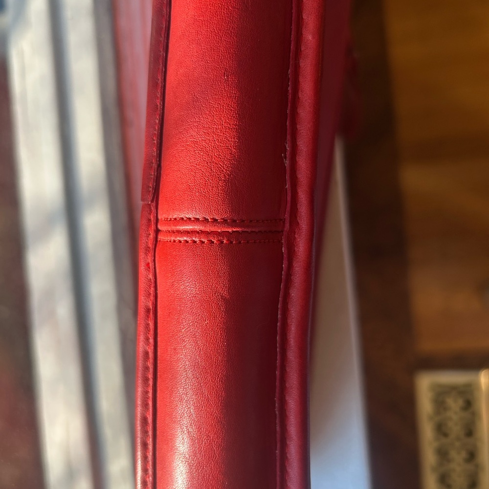 COACH Red Vintage Basic Bag - Picture 3 of 15